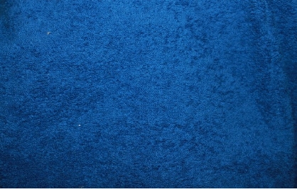 синяя махровая ткань